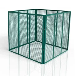 Metall Komposter für Gartenabfälle Gartenkomposter mit 450L & 800L Volumen