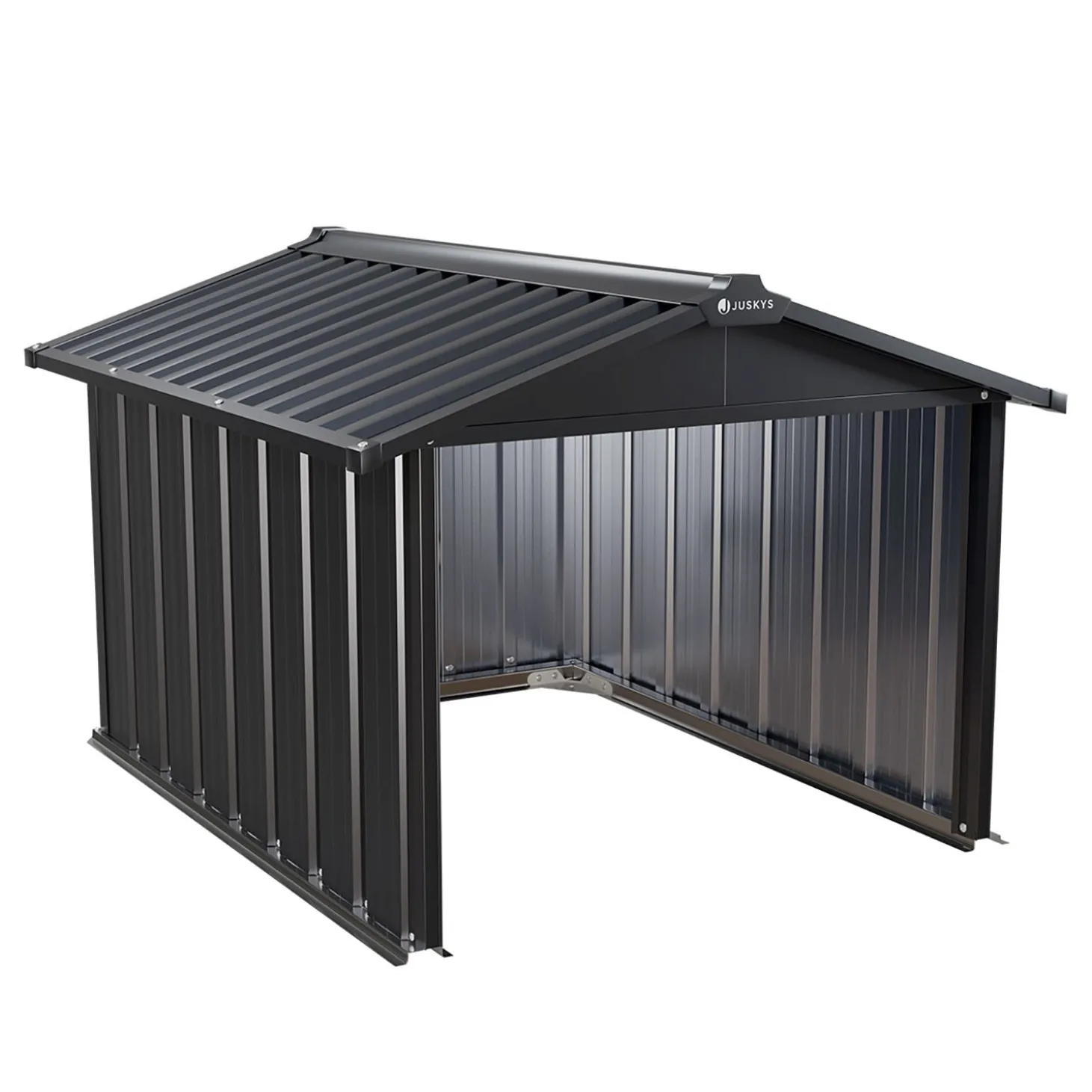 Mähroboter Garage mit Satteldach Rasenmähroboter Garage Stahl 98x89x63 cm