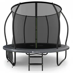 Outdoor Trampolin SkyBounce Stabiles Gartentrampolin mit Sicherheitsnetz und Randabdeckung