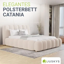 Polsterbett Catania Stilvolles Design, hoher Komfort, langlebige Konstruktion