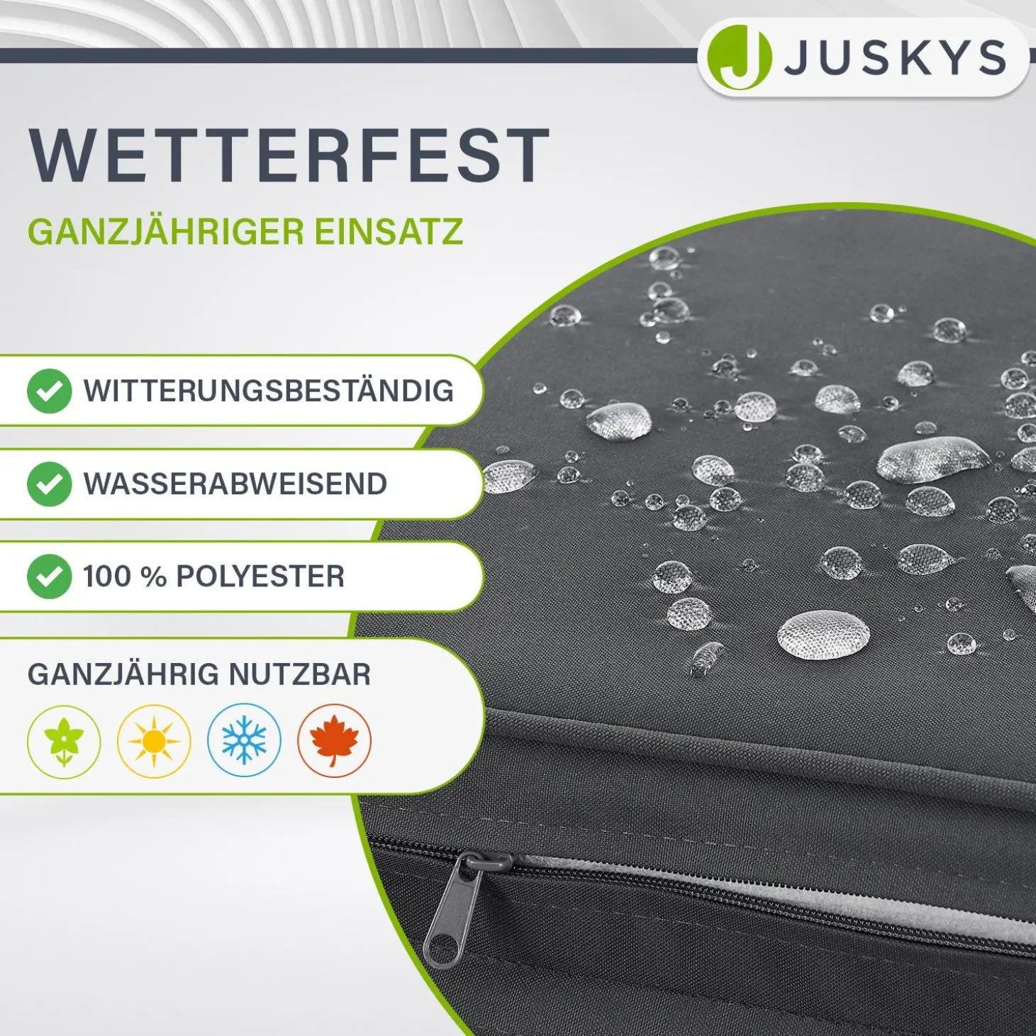 Polyrattan Doppelliege Syros Outdoor Liege für 2 Personen - mit Sonnendach & Auflagen