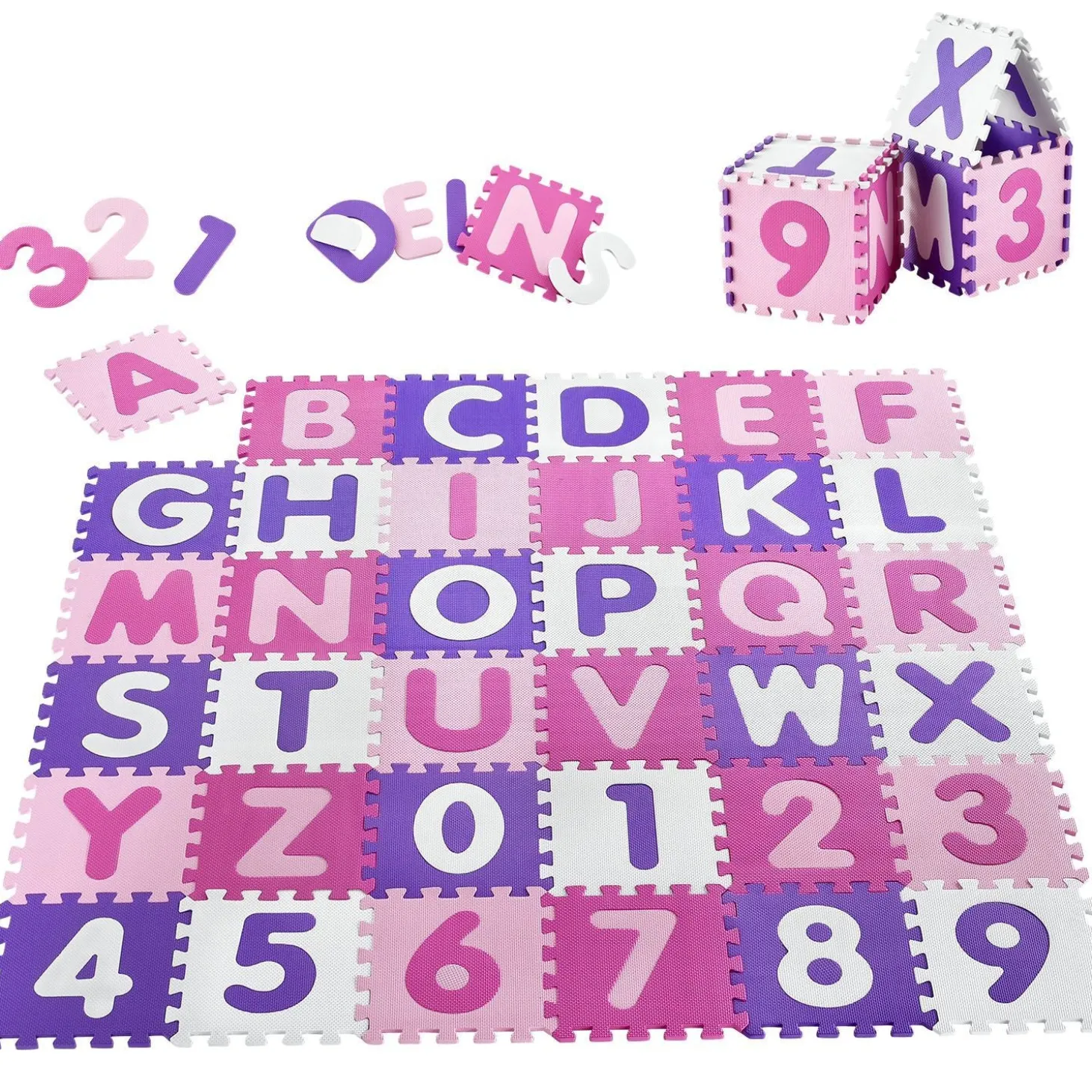 Puzzlematte für Babys und Kinder Puzzle Spielmatte für Spielspaß & Lernförderung in diversen Designs