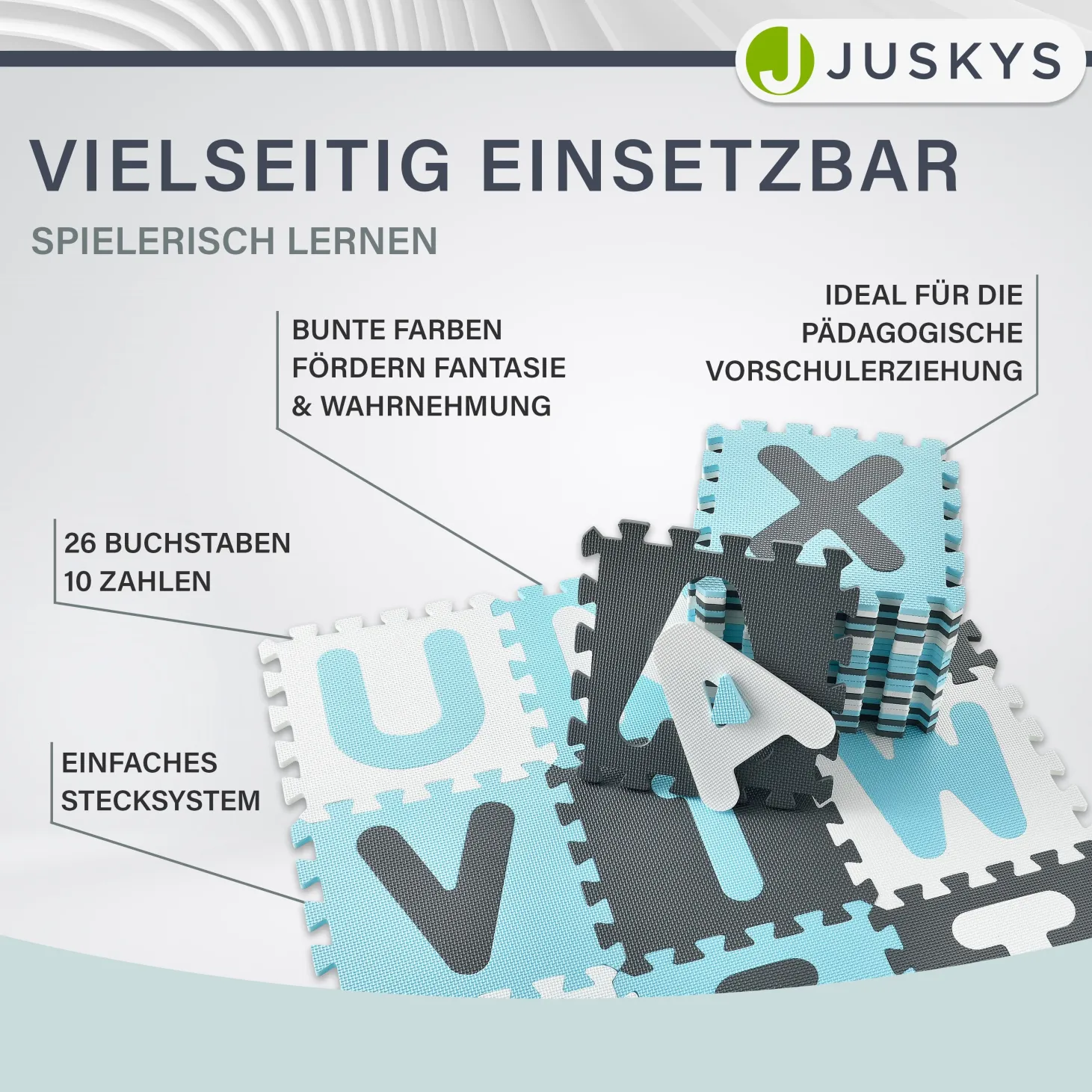 Puzzlematte für Babys und Kinder Puzzle Spielmatte für Spielspaß & Lernförderung in diversen Designs
