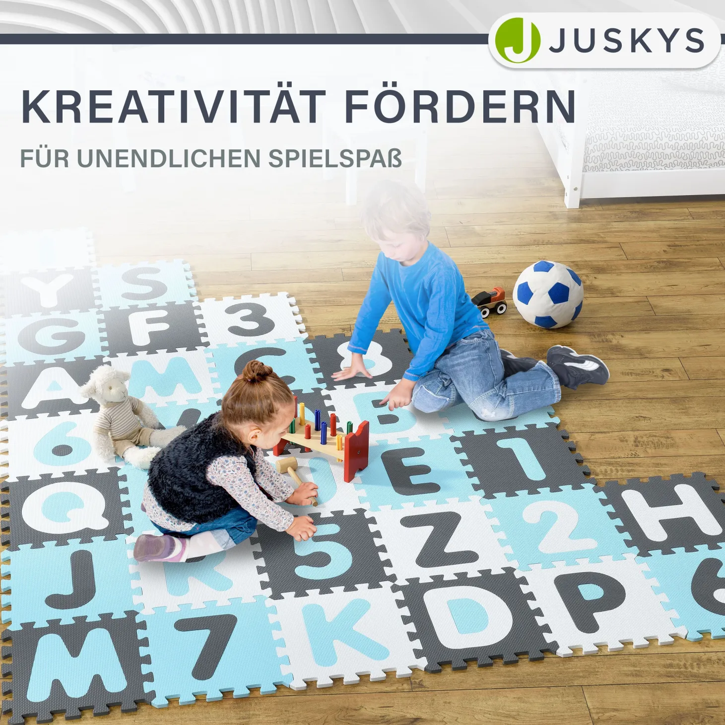 Puzzlematte für Babys und Kinder Puzzle Spielmatte für Spielspaß & Lernförderung in diversen Designs