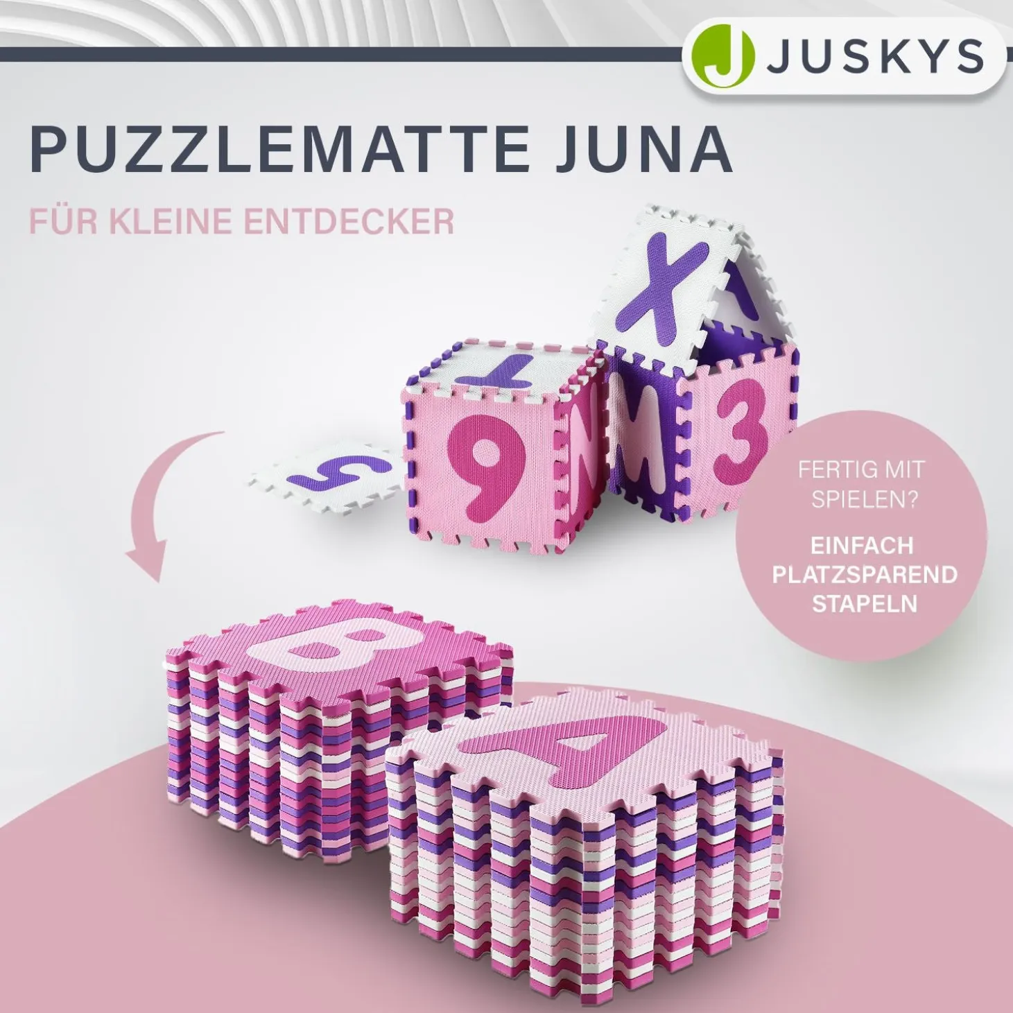 Puzzlematte für Babys und Kinder Puzzle Spielmatte für Spielspaß & Lernförderung in diversen Designs