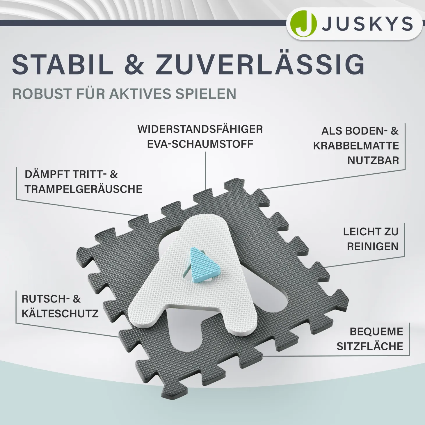 Puzzlematte für Babys und Kinder Puzzle Spielmatte für Spielspaß & Lernförderung in diversen Designs