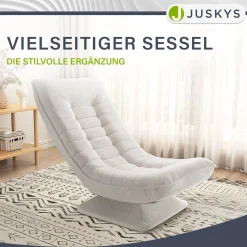 Relaxsessel Korsika mit Cord 360° drehbar, ergonomisch und mit 5-lagiger Polsterung
