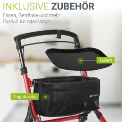 Rollator für die Wohnung Indoor Rollator ideal für schmale Wohnräume