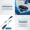 Schlauchboot Paddelboot mit zwei Sitzbänken - 3,22 m Ruderboot 3,22 m Set mit Luftpumpe, Paddel, Tasche & Reparaturset
