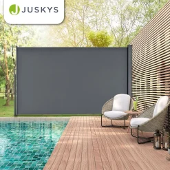 Seitenmarkise Dubai Ausziehbarer Sichtschutz für Garten und Terrasse