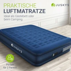 Selbstaufblasende Luftmatratze Sapri Bequemes Luftbett zum Camping oder für 1-2 Gäste