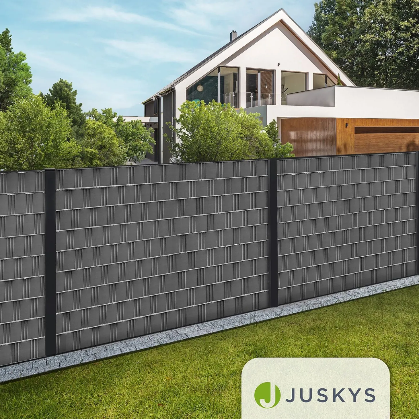 Sichtschutzstreifen PVC PVC Sichtschutzband 19cm x 35m für Gartenzäune