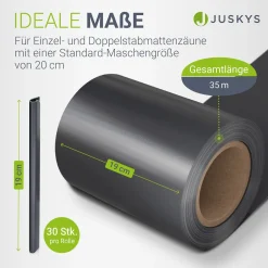 Sichtschutzstreifen PVC PVC Sichtschutzband 19cm x 35m für Gartenzäune