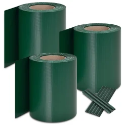 Sichtschutzstreifen PVC PVC Sichtschutzband 19cm x 35m für Gartenzäune