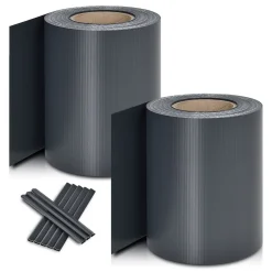 Sichtschutzstreifen PVC PVC Sichtschutzband 19cm x 35m für Gartenzäune