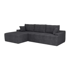 Sofa Coredo mit Cord Bezug & Dekokissen Gemütliche Couch mit Schaumstoff und Boxspringkern