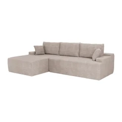 Sofa Coredo mit Cord Bezug & Dekokissen Gemütliche Couch mit Schaumstoff und Boxspringkern