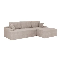 Sofa Coredo mit Cord Bezug & Dekokissen Gemütliche Couch mit Schaumstoff und Boxspringkern