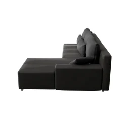 Sofa Davos mit LED Gemütliche Couch in L-Form mit Schlaffunktion