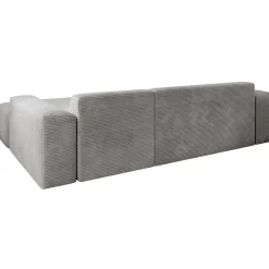 Sofa in L-Form Vals Gemütliche Couch in Cord-Optik