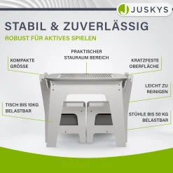 Spieltisch mit zwei Stühlen Milou Kinderspieltisch mit Stauraum & Schubfächern