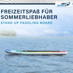 Stand Up Paddling Board - Komplett Set Aufblasbares SUP mit Paddel, Tasche, Leine & Zubehör