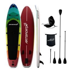 Stand Up Paddling Board mit Kajaksitz Aufblasbares SUP mit integrierter Action-Cam-Halterung