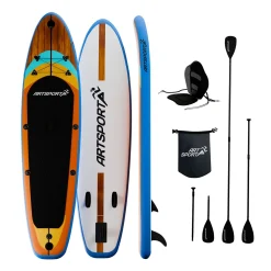 Stand Up Paddling Board mit Kajaksitz Aufblasbares SUP mit integrierter Action-Cam-Halterung