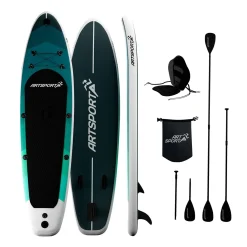Stand Up Paddling Board mit Kajaksitz Aufblasbares SUP mit integrierter Action-Cam-Halterung