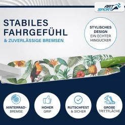 Stunt Scooter für Kinder Stunt Roller mit 360° Lenker & 100 mm Rollen