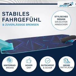 Stunt Scooter für Kinder Stunt Roller mit 360° Lenker & 100 mm Rollen