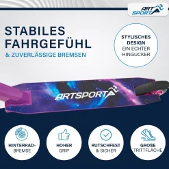 Stunt Scooter für Kinder Stunt Roller mit 360° Lenker & 100 mm Rollen