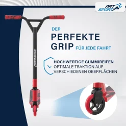 Stunt Scooter für Kinder Stunt Roller mit 360° Lenker & 100 mm Rollen