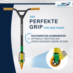 Stunt Scooter für Kinder Stunt Roller mit 360° Lenker & 100 mm Rollen