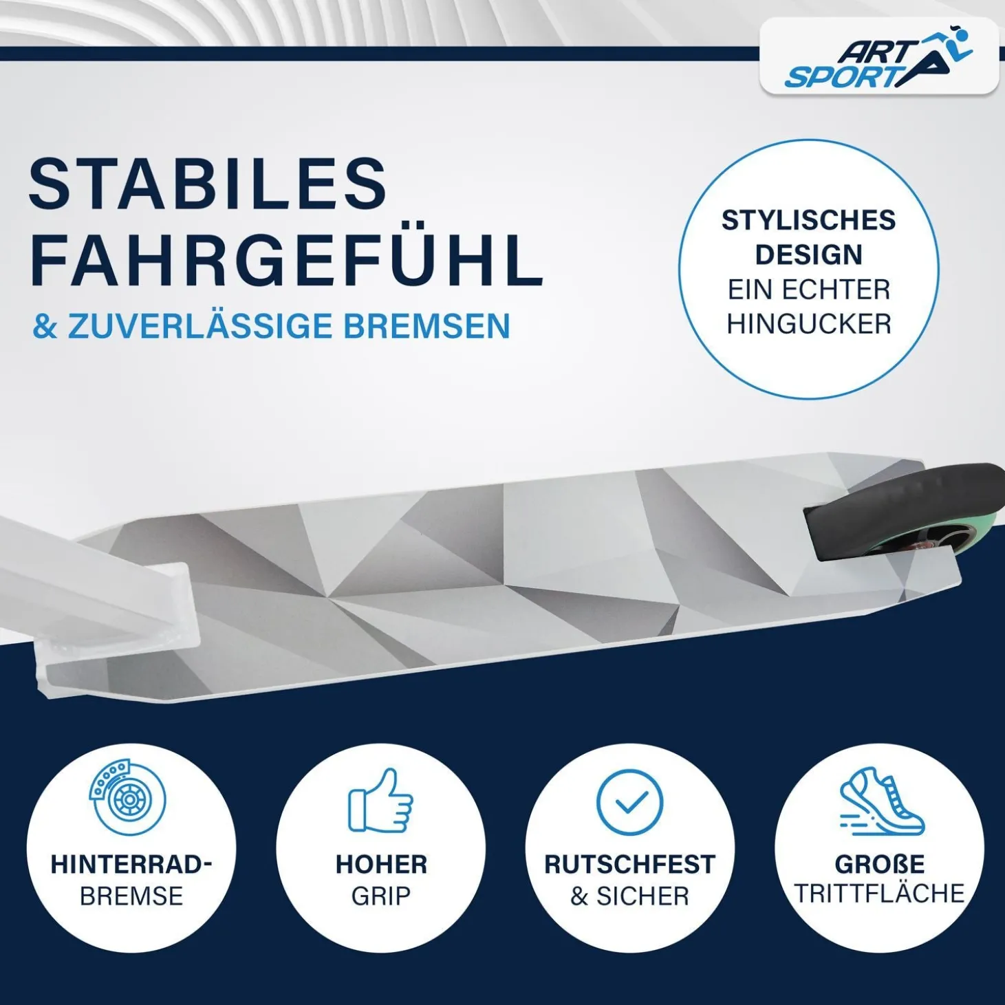 Stunt Scooter für Kinder Stunt Roller mit 360° Lenker & 100 mm Rollen