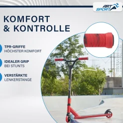 Stunt Scooter für Kinder Stunt Roller mit 360° Lenker & 100 mm Rollen