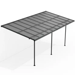 Terrassenüberdachung Borneo Aluminium Terrassendach als Regen- & Sonnenschutz