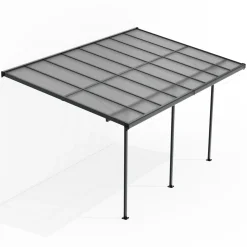 Terrassenüberdachung Borneo Aluminium Terrassendach als Regen- & Sonnenschutz
