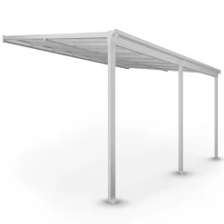 Terrassenüberdachung Borneo Aluminium Terrassendach als Regen- & Sonnenschutz