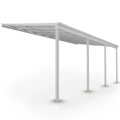 Terrassenüberdachung Borneo Aluminium Terrassendach als Regen- & Sonnenschutz