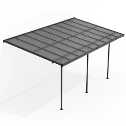 Terrassenüberdachung Borneo Aluminium Terrassendach als Regen- & Sonnenschutz