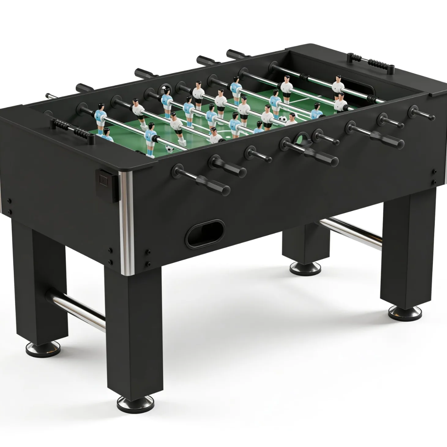 Tischkicker Wuzzler Tischfußball Kicker mit Getränkehalter für unschlagbaren Spielspaß