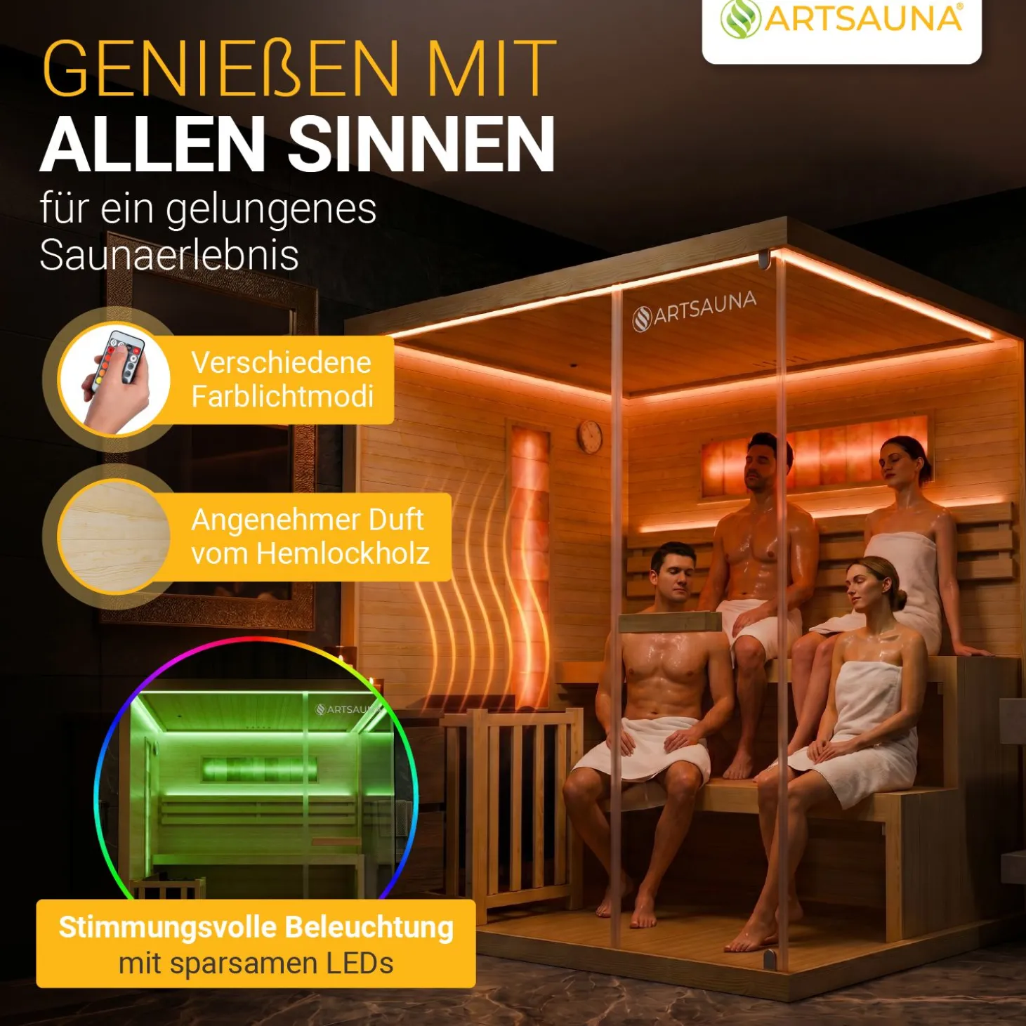 Traditionelle Sauna Vantaa - Natur ↕ 200cm ⚟ 3,5 - 8 kW Saunaofen 유 2 - 6 Personen