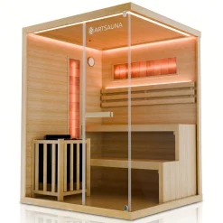 Traditionelle Sauna Vantaa - Natur ↕ 200cm ⚟ 3,5 - 8 kW Saunaofen 유 2 - 6 Personen