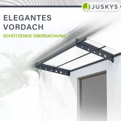 Vordach Manila Schützendes Pultdach für jeden Eingangsbereich