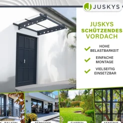 Vordach Manila Schützendes Pultdach für jeden Eingangsbereich