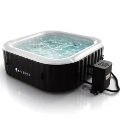 Whirlpool aufblasbar für 4-6 Personen Outdoor Whirlpool wetterfest für Garten & Terrasse